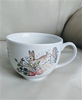 Vintage 1993 Wedgwood Peter Rabbit porcelain tea cup Beatrix Potter Made in England home decor