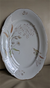 Wheat N Daisy Jagn Bavarian oval 13 inch plate