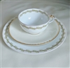 Teacup plates GDA Limoges H&C Heinrich porcelain great mismatches set to display and gift