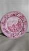 Historic America Pink by JOHNSON BROTHERS bread and butter plate collectible porcelain kitchen accessories.