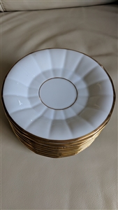 Bing and Grondahl Copenhagen saucers set of 9