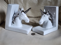 Elegant porcelain Unicorn bookends HD Design