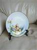 Hand painted wild flowers decorated NIPPON plate collectible porcelain home decor and gifts