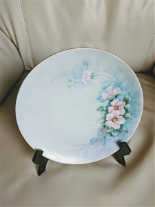 Hutschenreuther Selb floral porcelain plate sign 8 inch elegant collectible decorative plate vintage decor