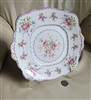 Cake Plate Handled Royal Albert Petit Point Bone China 1950s Gold Trim
