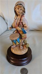 Fontanini Dep Italy drummer boy music box 1989