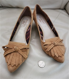 ANNE KLEIN slip on leather shoes sz 8 vintage collectible footwear