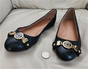 Tommy HIlfiger black slip ballet flats sz 7 women shoes in black
