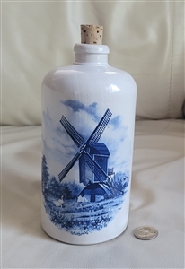 MKM Max Kruger Stoneware Beer Bottle elegant vintage home decor and barware accessories