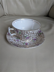 Phoenix by Forester Thomas gilded teacup saucer small collectible table setting accessory
