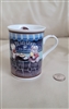 Boyds Bear porcelain collector mug with Beary Good strawberry garden theme by Danbury Mint
