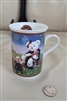 Boyds Bear porcelain collector mug with Bearamerican flag and eagle theme by Danbury Mint