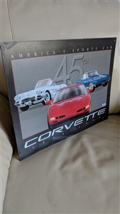 1998 Chevrolet Corvette 45th Anniversary metal tin sign 1953 to 1998 Americas Sports Car
