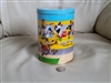 Vintage 1990 Looney Tunes school bus storage tin for Brachs Candy Corn