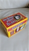 Van Camp's Pork and Beans 1986 recipe tin box storage display.