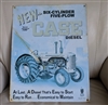 Case Diesel tractor model 500 tin sign advertising vintage sign for indoor and outdoor display