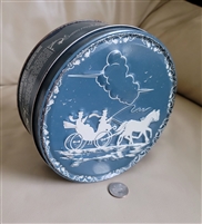 Rum and Brandy Shirley Jean fruitcake blue tin box