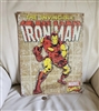 Metal advertising sign Iron Man The Invincible