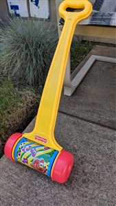 Vintage Fisher Price Melody push chime from 2013 working
