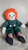 Raggedy Andy knickerbocker green pants cloth doll vintage collectible and gift idea