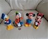 vintage disney rubber squeeze toy set collectible action figure toy