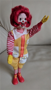 Ronald McDonald plastic toy 1976 articulated Remco fast food industries collectible toys
