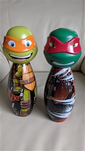 Teenage Mutant Ninja Turtles bowling pins plastic great toys and home decor
