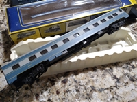 AHM Rivarossi HO scale 1:87 Baltimore and Ohio 1930 smooth side duplex sleeper passenger car in original box showing package wear