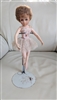 Vintage Valentine Ballerina doll with blue sleep eyes and jointed waist