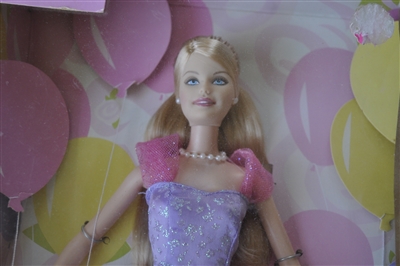 Happy Birthday Barbie with tiara 2003 collectible dolls and gifts