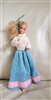 Mattel Barbie,1966, in crocheted dress