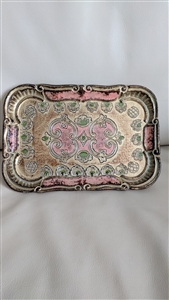 Florence Florentine Italian gilt serving tray