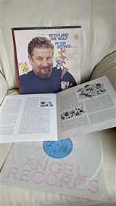 Prokofiev Peter and the Wolf LP vinyl record Angel collectible classics gifts