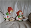 Girls with cats and dogs 1977 DART INC decoration vintage collectible home decor for any room