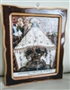 Santisima Virgen de Juquila religious cardboard cutout art framed