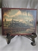 Vintage Southern Pacific Locomotive 623 Wood Plaque